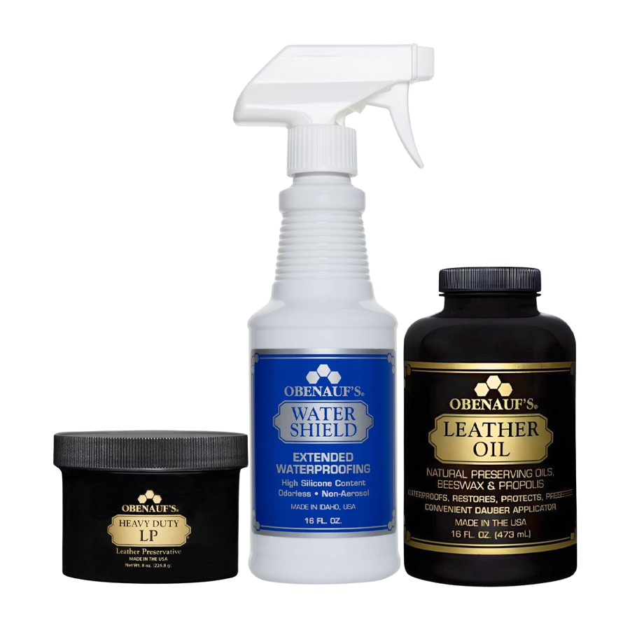 Use this Large Leather Care package to Waterproof Your Leather and Fabrics With One Purchase!